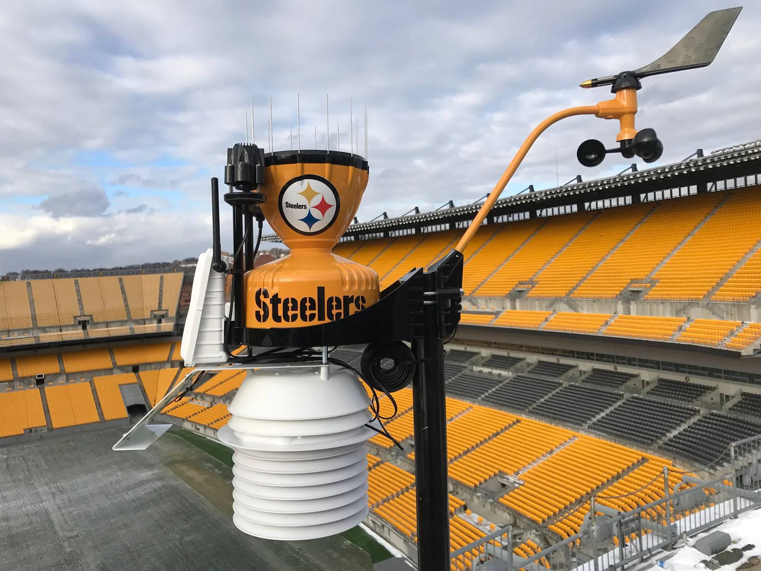 weather station at steelers acrisure stadium