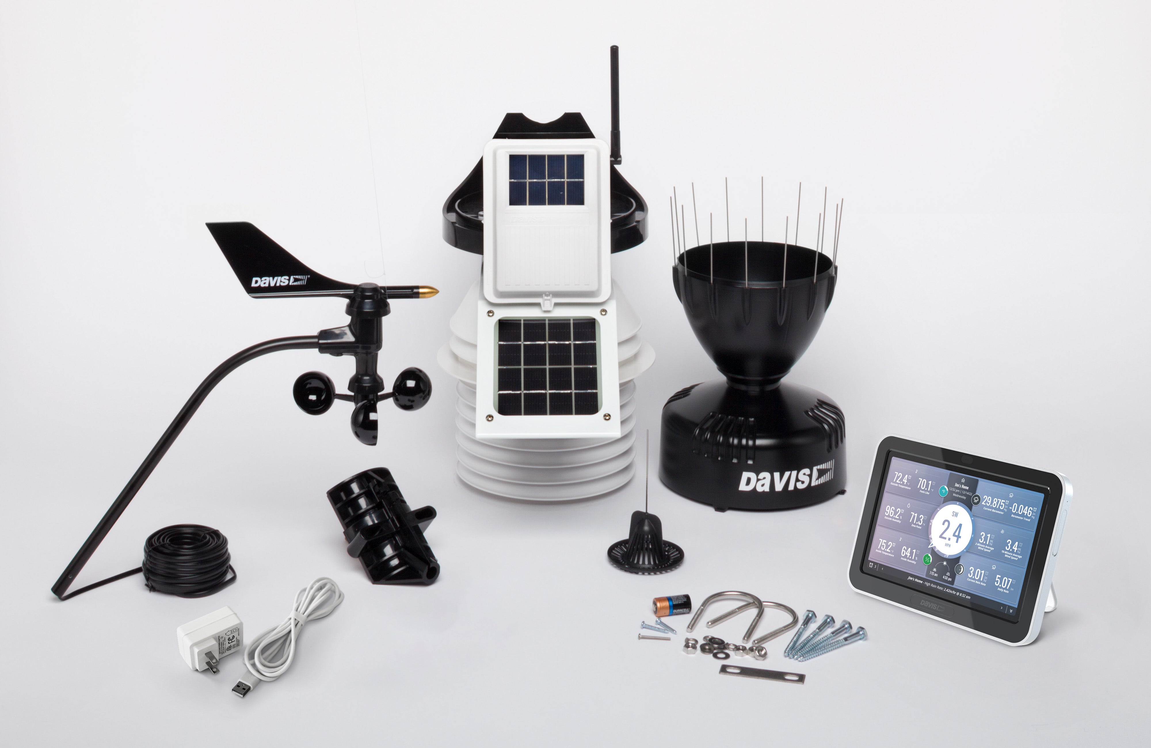 wireless professional weather station components