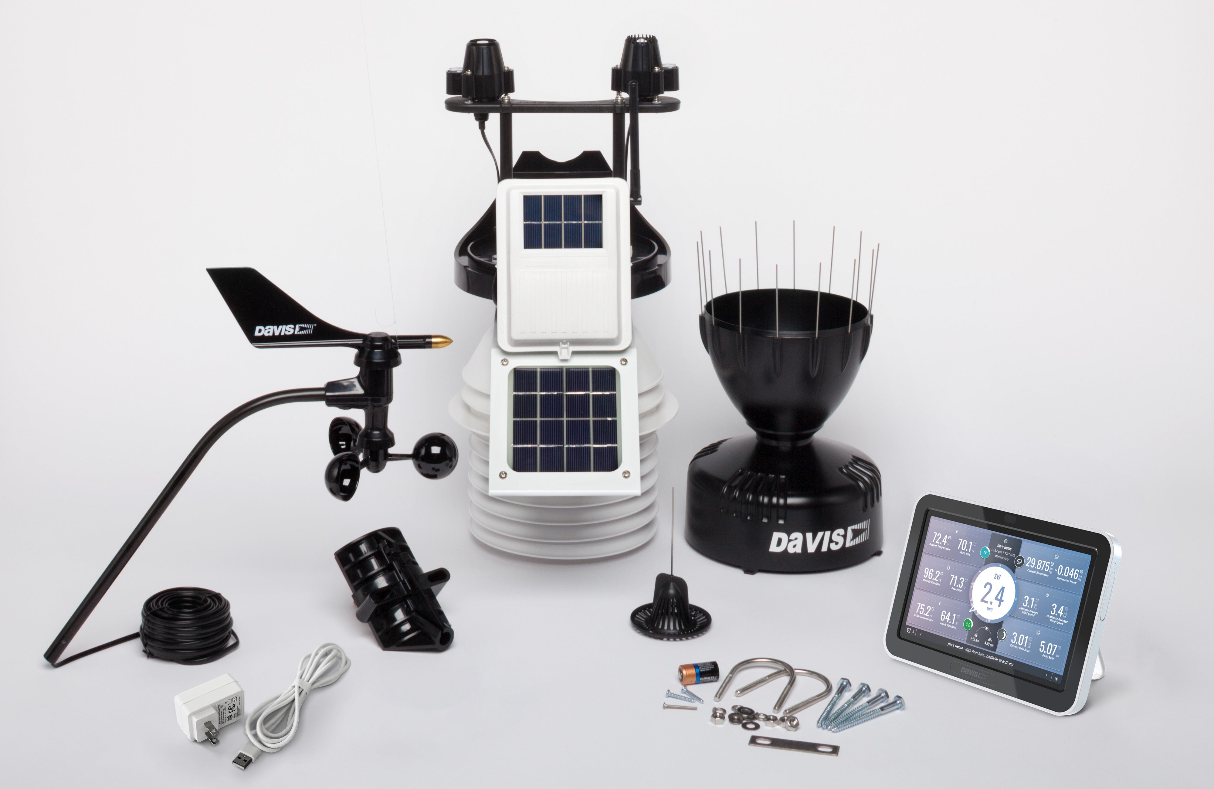 wireless professional weather station components