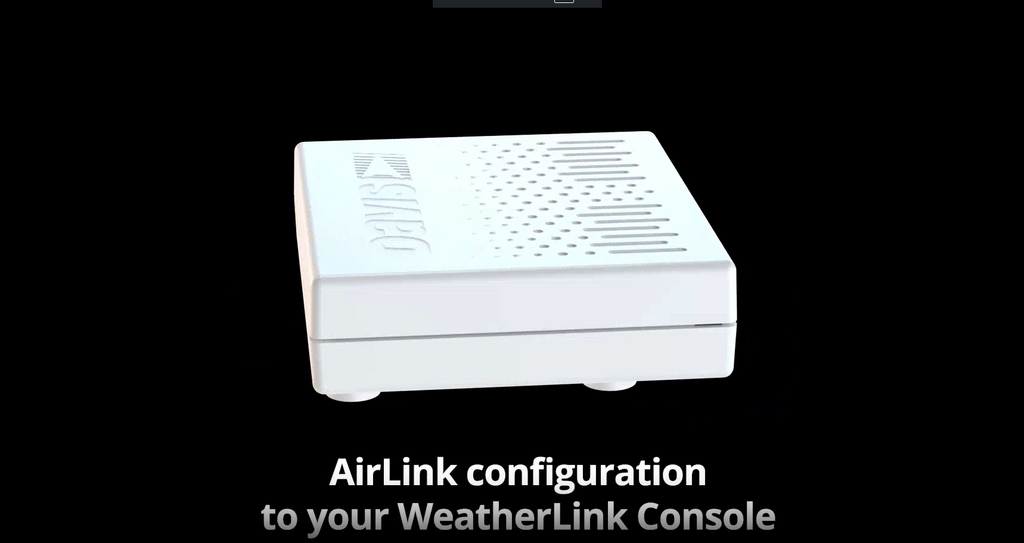 how to add AirLink to WeatherLInk Console